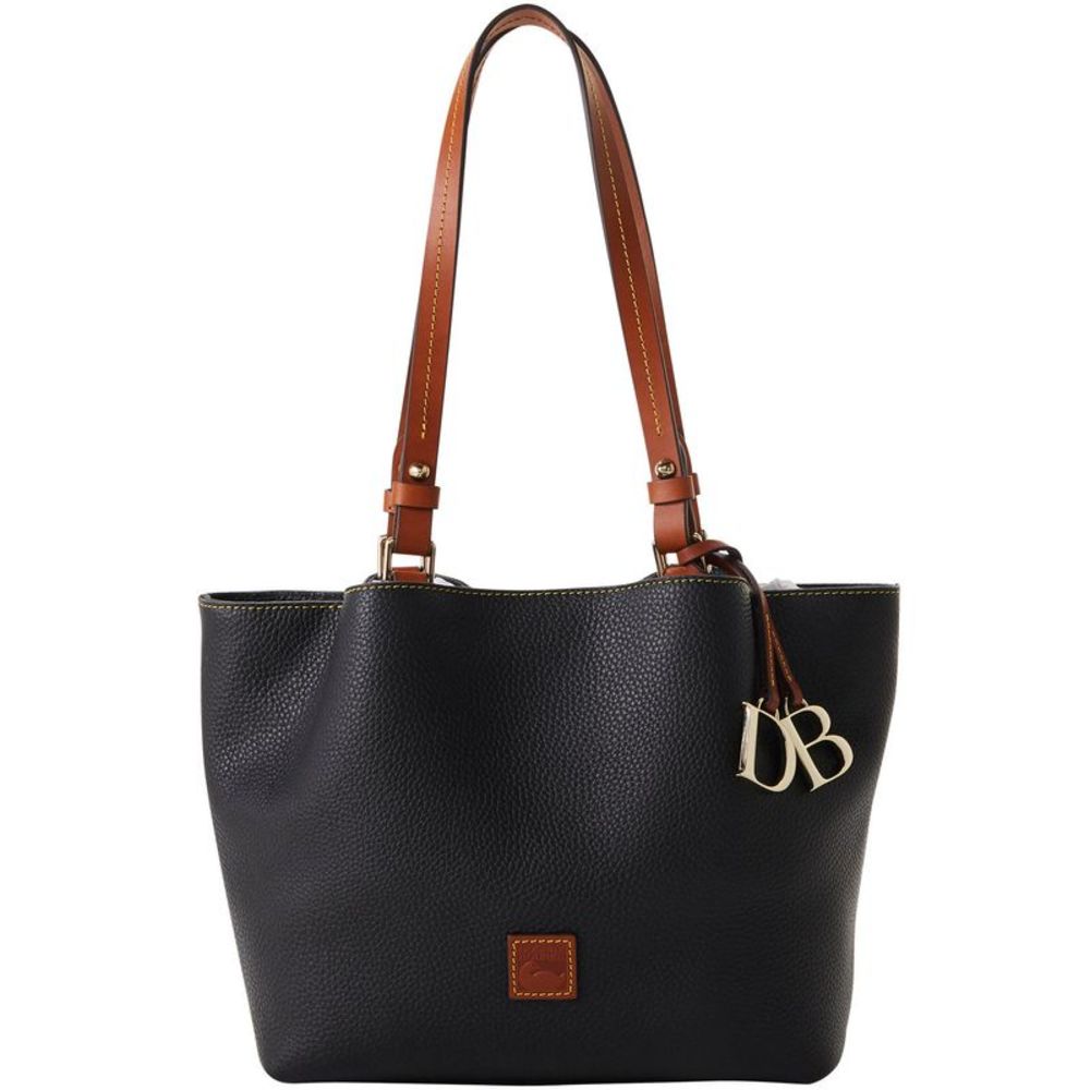 Dooney & Bourke Pebble Grain Small Flynn Shoulder Bag - Black